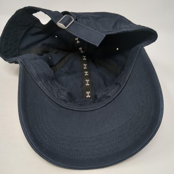 Under Armour Wells Fargo Baseball Cap Blue One Size Adjustable 6 Panel Blank - Picture 7 of 8